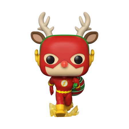 0889698506540 - FUNKO POP! DC HEROES: DC HOLIDAY - RUDOLPH FLASH