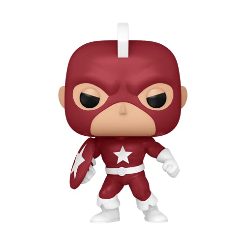 0889698554787 - FUNKO POP! MARVEL: YEAR OF THE SHIELD - RED GUARDIAN, AMAZON EXCLUSIVE