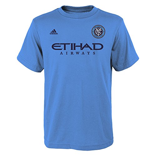 0889704322973 - MLS NEW YORK CITY FC VILLA # 7 YOUTH BOYS NAME AND NUMBER TEE, X-LARGE, BLUE