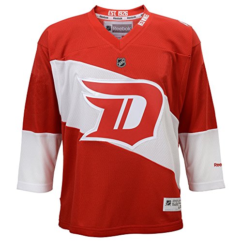 0889704794084 - NHL DETROIT RED WINGS BOYS REPLICA STADIUM SERIES JERSEY, ONE SIZE