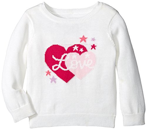 0889705045734 - THE CHILDREN'S PLACE BABY-GIRLS ICON PO SWEATER, CLOUD, 18-24 MONTHS