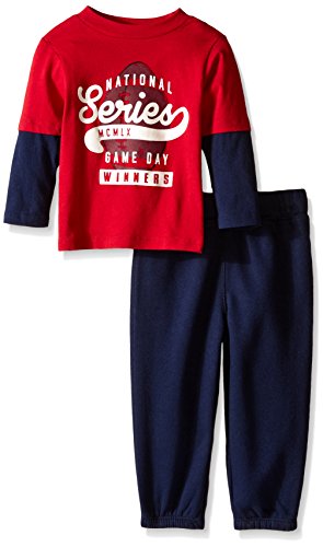 0889705111866 - THE CHILDREN'S PLACE TODDLER BOYS KNIT SET,CLASSIC RED,2T