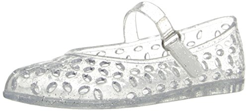 0889705133455 - THE CHILDREN'S PLACE LITTLE GIRL JELLY MARY JANE FLAT (TODDLER/LITTLE KID), SILVER, 8 M US TODDLER