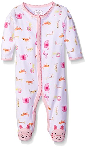 0889705175714 - THE CHILDREN'S PLACE BABY SAFARI SLEEP & PLAY, SIMPLY WHITE, 0-3 MONTHS