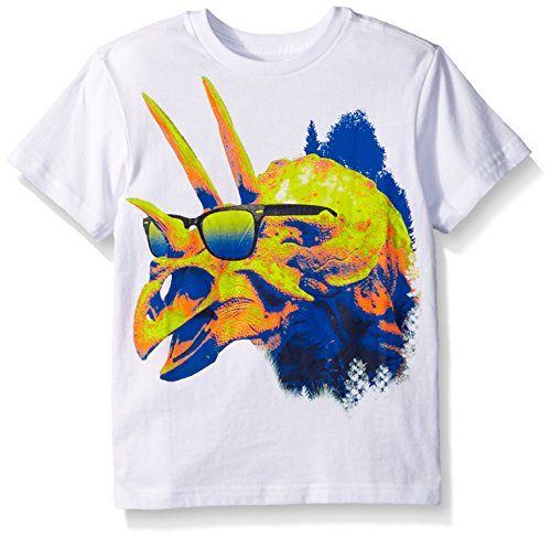 0889705614930 - THE CHILDREN'S PLACE BIG BOYS' NOVELTY GRAPHIC T-SHIRT, WHITE, S (5/6)