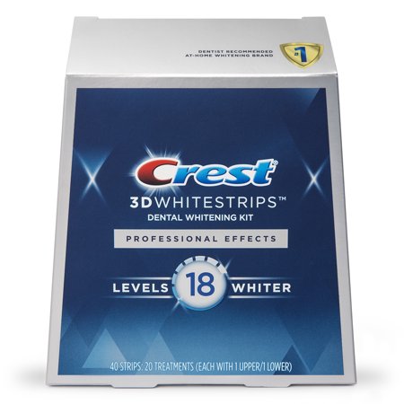 0889714000038 - CREST 3D WHITE LUXE WHITESTRIPS PROFESSIONAL EFFECTS - TEETH WHITENING KIT 20 TREATMENTS
