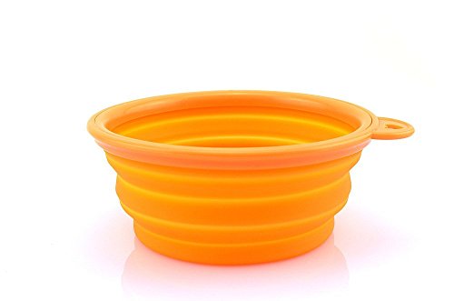 0889743429664 - GENERIC FAST FOLDABLE DESIGN PUPPY LIGHTWEIGHT COLLAPSIBLE SILICONE FOOD WATER FEEDER TRAVEL DOG CAT BOWL