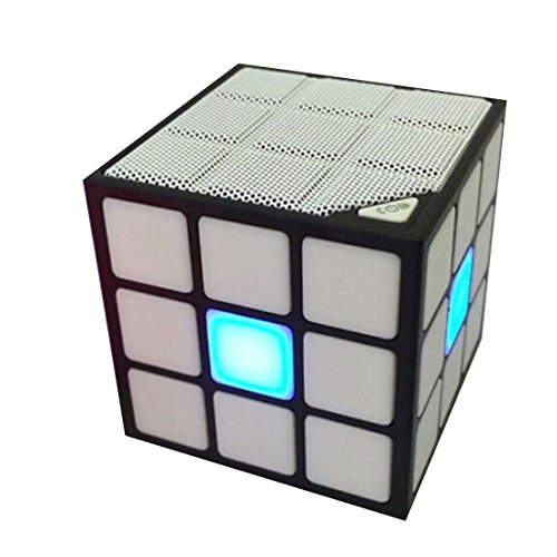 0889743443813 - MISTRAL MAGIC BATTERY POWERED COLORFUL 36 LED LIGHT CUBE 3D SURROUND SOUND BLUETOOTH SPEAKER SUPPORT TF CARD