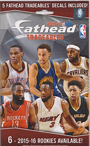 0889759012140 - NBA 2015-16 FATHEAD TRADEABLES 5-PACK