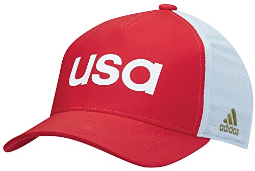 0889767318098 - ADIDAS 2016 OLYMPICS CAPS RED LARGE/X-LARGE