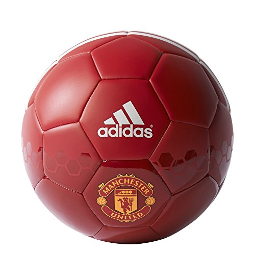 0889769097298 - ENGLISH PREMIERSHIP MANCHESTER UNITED SOCCER BALL, SIZE 5, POWER RED/REAL RED/WHITE