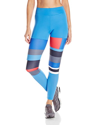 0889769775394 - ADIDAS WOMEN'S WOW TIGHTS, LARGE, BOLD BLUE PRINT