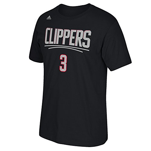 0889770378379 - NBA LOS ANGELES CLIPPERS CHRIS PAUL #3 MEN'S GAME TIME SHORT SLEEVE GO-TO TEE, LARGE, BLACK