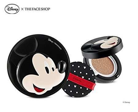 0889810121262 - THE FACE SHOP DISNEY CC COOLING CUSHION (OEM) MICKY (V201 APRICOT BEIGE)