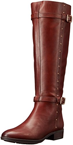0889816846596 - VINCE CAMUTO WOMEN'S PRESLEN RIDING BOOT, WYNWOOD BROWN, 7.5 M US