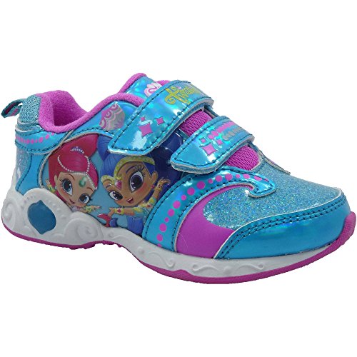 0889817075742 - NICKELODEON GIRLS SHIMMER & SHINE LIGHTED ATHELTIC SHOES