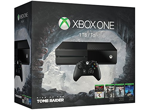 0889842041743 - XBOX ONE 1TB CONSOLE - 5 GAMES HOLIDAY BUNDLE (RISE OF THE TOMB RAIDER + GEARS OF WAR: ULTIMATE + RARE REPLAY + TOMB RAIDER: DEFINITIVE EDITION + ORI AND THE BLIND FOREST)