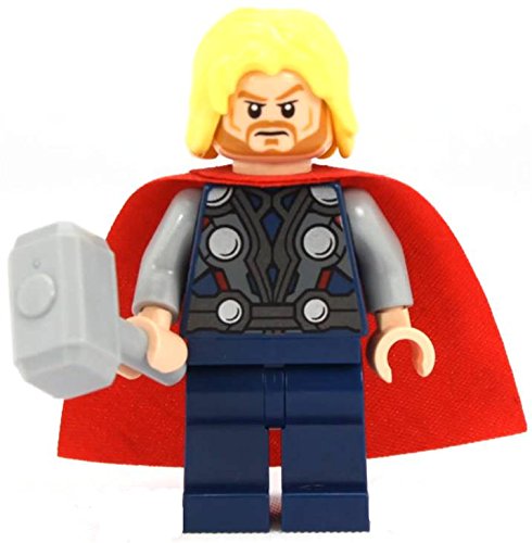 0889870989857 - SUPER HEROES THE AVENGERS MINIFIGURE - THOR WITH HAMMER