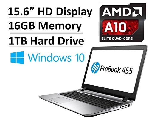 8898945522044 - 2016 NEW HP PROBOOK 15.6 HIGH PERFORMANCE BUSINESS LAPTOP PC - AMD QUAD CORE A10 APU UP TO 3.2GHZ, 16GB RAM, 1TB HDD, AMD RADEON R6, DVD BURNER, WLAN, HDMI, BLUETOOTH, USB 3.0, WEBCAM, WINDOWS 10
