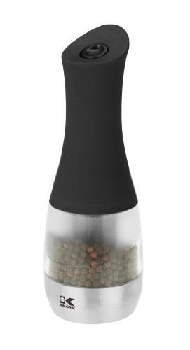 0889932748125 - KALORIK CONTEMPO PEPPER GRINDER, STAINLESS STEEL AND BLACK