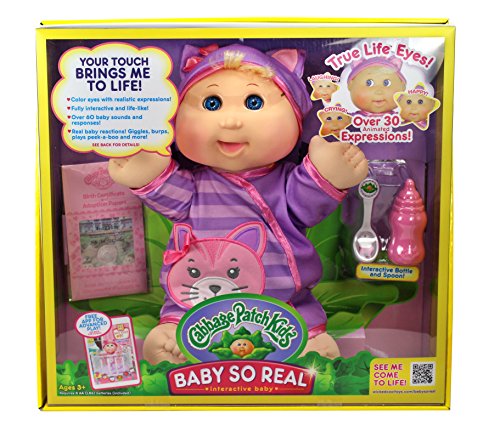 0889933363013 - CABBAGE PATCH KIDS 14 BABY SO REAL BLONDE