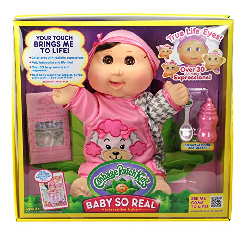 0889933999045 - CABBAGE PATCH KIDS 14 BABY SO REAL BRUNETTE