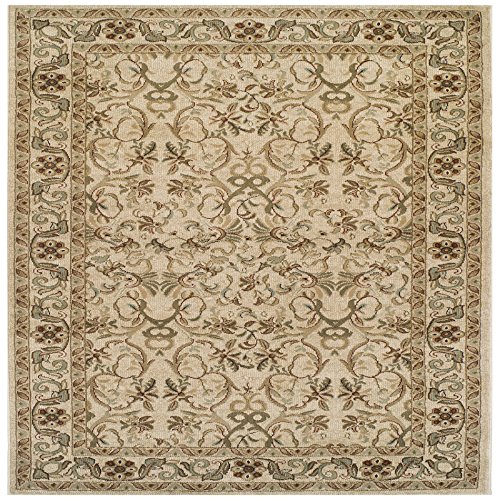 0889954144417 - HERITAGE 5' X 8' IVORY AREA RUG, CONTEMPORARY LIVING ROOM & BEDROOM AREA RUG, ANTI-STATIC AND WATER-REPELLENT FOR RESIDENTIAL OR COMMERCIAL USE, 5-FEET BY 8-FEET