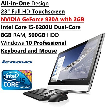 0889955479051 - NEWEST ALL-IN-ONE LENOVO 23 INCH FULL HD TOUCHSCREEN FLAGSHIP HIGH PERFORMANCE LAPTOP PC| INTEL CORE I5-6200U DUAL-CORE| NVIDIA GEFORCE 920A| 8GB RAM| 500GB HDD| WINDOWS 10 PRO| KEYBOARD AND MOUSE