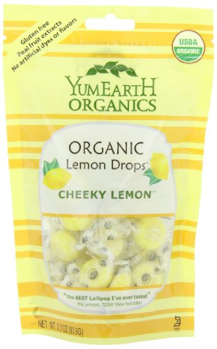 0890146001555 - YUMEARTH ORGANIC CHEEKY LEMON DROPS, 3.3 OUNCE POUCHES (PACK OF 6)
