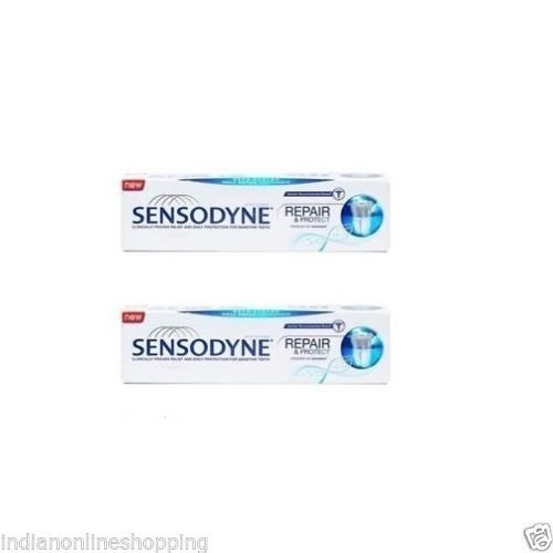 8901571006229 - 2 SENSODYNE REPAIR PROTECT TOOTHPASTE WITH FLUORIDE 70 GM - FREE TOOTHBRUSH