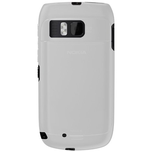 8903384048069 - AMZER SOFT GEL TPU GLOSS SKIN CASE FOR NOKIA E6-00 - 1 PACK - FRUSTRATION-FREE PACKAGING - CLEA