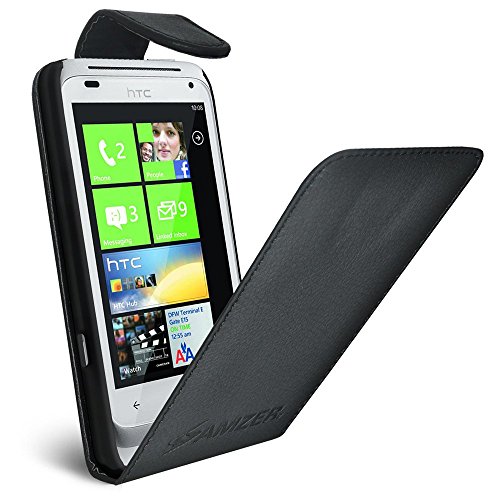 8903384053315 - AMZER FLIP CASE FOR HTC RADAR 4G - 1 PACK - BLACK