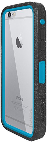 8903384088164 - AMZER CRUSTA RUGGED EMBEDDED TEMPERED GLASS CASE WITH BELT CLIP HOLSTER FOR IPHONE 6 PLUS, IPHONE 6S PLUS (FOR SPACE GREY IPHONE 6/6S PLUS) - BLACK ON BLUE