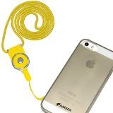 8903384088614 - AMZER DETACHABLE CELL PHONE NECK LANYARD FOR UNIVERSAL - RETAIL PACKAGING - YELLOW