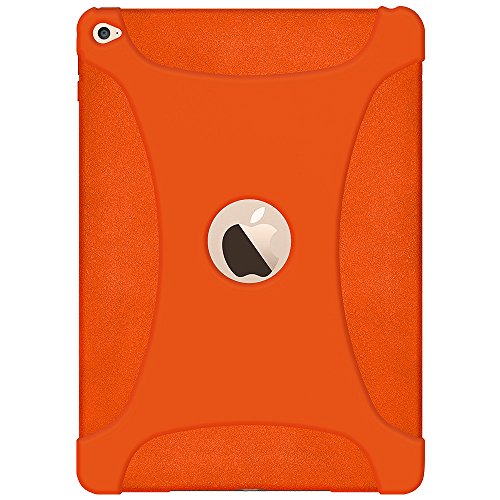 8903384088966 - AMZER SILICONE JELLY SKIN FIT CASE COVER FOR IPAD AIR 2, ORANGE (AMZ97447)