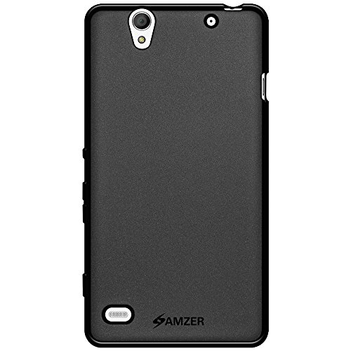 8903384092628 - AMZER PUDDING SOFT GEL TPU SKIN CASE FOR SONY XPERIA C4 - RETAIL PACKAGING - BLACK