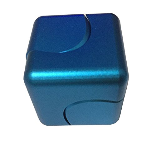 8903867009365 - NEW DESIGN CUBE HAND SPINNER NOVEL FIDGET FINGER SPINNER (BLUE)