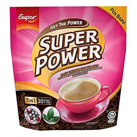 0890410980630 - SUPER POWER 5 IN 1 COLLAGEN COFFEE, 20-COUNT