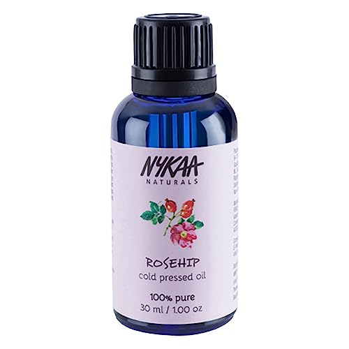 8904245705305 - NYKAA NATURALS 100 PERCENT PURE COLD PRESSED OIL - SOOTHES WRINKLES AND FINE LINES AND LIGHTENS DARK SPOTS - NOURISHES DRY SCALP - LEAVES YOU FEELING SOFT AND HYDRATED - ROSEHIP - 1.01 OZ