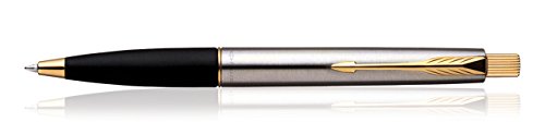 8906000252093 - PARKER FRONTIER STAINLESS STEEL GT BALL POINT PEN BRAND NEW QUINK BLUE INK FINE NIB
