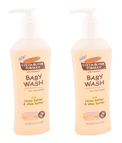 8906047524672 - PALMER'S COCOA BUTTER FORMULA TEAR FREE BABY WASH - WITH VITAMIN E AND SHEA BUTTER, 250ML (PACK OF 2)