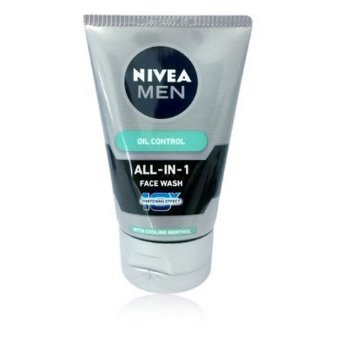 8906069640169 - NIVEA MEN OIL CONTROL ALL-IN-1 FACE WASH 100GM SD - WITH COMPLEMENTARY GIFTS!!