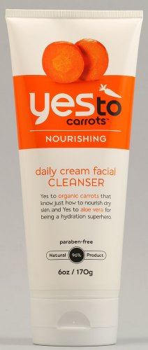 0890769991677 - YES TO CARROTS DAILY CREAM FACIAL CLEANSER, 6 FLUID OUNCE