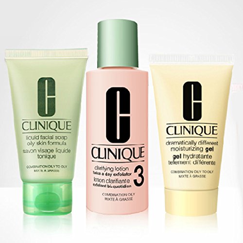0890937105295 - CLINIQUE 3 STEP TRAVEL KIT FOR OILY SKIN