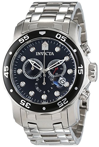 0891109900755 - INVICTA MEN'S 0069 PRO DIVER COLLECTION STAINLESS STEEL WATCH