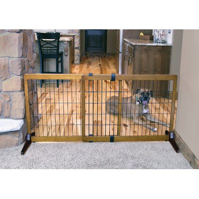0891618001332 - CARLSON PET GATE 28 EXTRA WIDE FREE STANDING