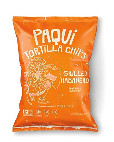 0891760002386 - PAQUI TORTILLA CHIPS, GRILLED HABANERO, 5.5 OUNCE