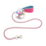 0892280007219 - LEASH PINK CHAIN WITH HANDLE PINK BLUE 36 IN