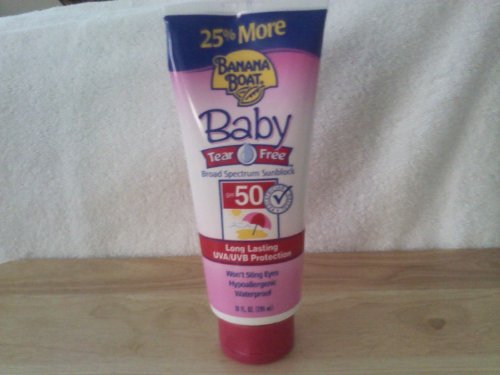 8931042157082 - BANANA BOAT BABY TEAR FREE BROAD SPECTRUM SUNSCREEN SPF 50 10 OZ. PACK OF 3