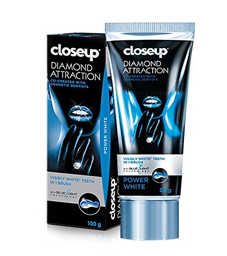 8934839121471 - CLOSE UP DIAMOND ATTRACTION TOOTHPASTE WITH BLUE LIGHT TECHNOLOGY 100 G.